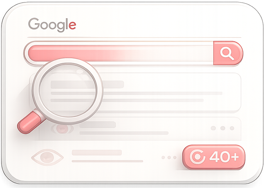 Αναζήτηση Google με το site θαμμένο στη θέση 40+