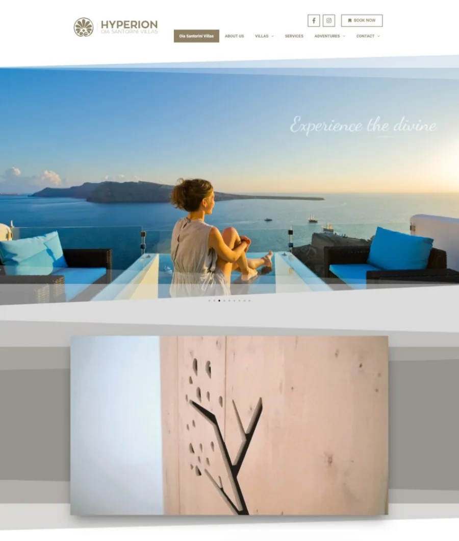 Δείγμα ιστοσελίδας — Hyperion Oia Suites