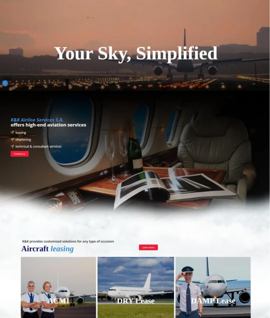 Δείγμα ιστοσελίδας — KK Air